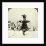 Fountain, Place de la Concorde, Paris, France by Underwood & Underwood