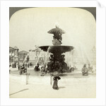 Fountain, Place de la Concorde, Paris, France by Underwood & Underwood
