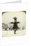 Fountain, Place de la Concorde, Paris, France by Underwood & Underwood