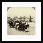 The obelisk and fountain, Place de la Concorde, Paris, France by Underwood & Underwood