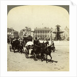 The obelisk and fountain, Place de la Concorde, Paris, France by Underwood & Underwood