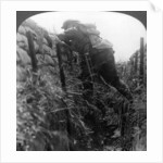 Canadian infantry in the trenches, World War I by Realistic Travels Publishers
