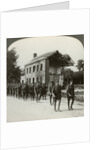 London Territorials on the march, La Bassee Road, northern France, World War I by Realistic Travels Publishers