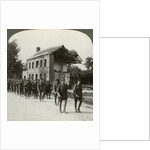 London Territorials on the march, La Bassee Road, northern France, World War I by Realistic Travels Publishers