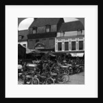 Lorries and motorcycles of the Indian Army Corps, Merville, France, World War I by Realistic Travels Publishers