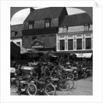 Lorries and motorcycles of the Indian Army Corps, Merville, France, World War I by Realistic Travels Publishers