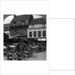 Lorries and motorcycles of the Indian Army Corps, Merville, France, World War I by Realistic Travels Publishers