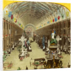 Interior view of the International Exhibition, London by Anonymous