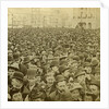 Crowd at the opening of the Columbian Exhibition, Chicago, Illinois, USA by BW Kilburn