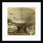 Dining room, Grand Union Hotel, Saratoga, New York, USA by BW Kilburn