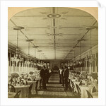 Dining room, Grand Union Hotel, Saratoga, New York, USA by BW Kilburn