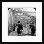 The promenade, Williamsburg Bridge, New York, USA by Excelsior Stereoscopic Tours