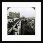 Hotel Chateau Frontenac and Dufferin Terrace, Quebec, Canada by Underwood & Underwood