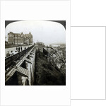 Hotel Chateau Frontenac and Dufferin Terrace, Quebec, Canada by Underwood & Underwood