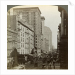 Skyscrapers, Randolph Street, Chicago, Illinois, USA by Underwood & Underwood