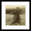 Brooklyn from one of the towers of the Suspension Bridge, New York, USA by Kilburn Brothers