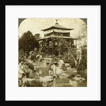 Japanese garden at the World's Fair, St Louis, Missouri, USA by Underwood & Underwood