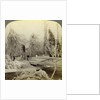 Winter scene, Luna Island, Niagara Falls, New York, USA by Underwood & Underwood