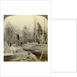 Winter scene, Luna Island, Niagara Falls, New York, USA by Underwood & Underwood