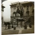 Statue of the Emperor Marcus Aurelius, Rome, Italy by Underwood & Underwood