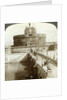 Bridge and Castle of St Angelo, Rome, Italy by Underwood & Underwood