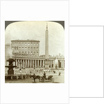 The Vatican Palace from St Peter's Square, Rome, Italy by Underwood & Underwood