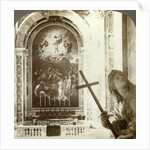 Mosaic above the Altar of Transfiguration, St Peter's Basilica, Rome, Italy by Underwood & Underwood