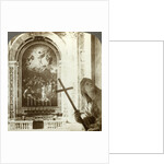 Mosaic above the Altar of Transfiguration, St Peter's Basilica, Rome, Italy by Underwood & Underwood