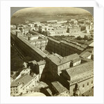 Vatican Palace from the dome of St Peter's Basilica, Rome, Italy by Underwood & Underwood