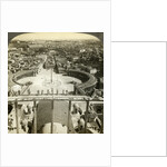 St Peter's Square from the dome of St Peter's Basilica, Rome, Italy by Anonymous