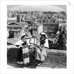 Two women in traditional costume in Rome, Italy by Underwood & Underwood