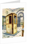 Painted and lacquered sedan chair with domed top by Edwin Foley