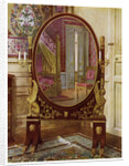 Oval mirror and bed of Napoleon I by Edwin Foley