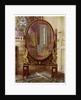 Oval mirror and bed of Napoleon I by Edwin Foley