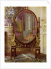 Oval mirror and bed of Napoleon I by Edwin Foley