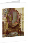 Oval mirror and bed of Napoleon I by Edwin Foley