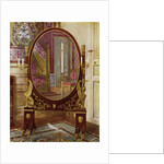 Oval mirror and bed of Napoleon I by Edwin Foley