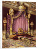 Throne room in the Palace of Fontainebleau, France by Edwin Foley