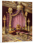 Throne room in the Palace of Fontainebleau, France by Edwin Foley