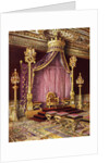 Throne room in the Palace of Fontainebleau, France by Edwin Foley