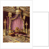 Throne room in the Palace of Fontainebleau, France by Edwin Foley