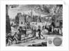 Fire engine on a sledge by Anonymous