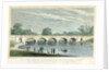 The New Bridge over the Serpentine, Hyde Park, London by MS Barenger