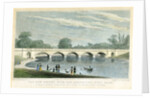 The New Bridge over the Serpentine, Hyde Park, London by MS Barenger