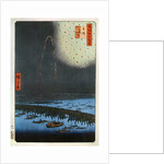 Fireworks at Ryogoku, Japan by Anonymous