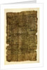 Papyrus letter from a schoolboy to his father, c200 AD by Anonymous