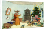 Christmas scene from King Nutcracker by Heinrich Hoffmann by Anonymous