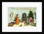 Christmas scene from King Nutcracker by Heinrich Hoffmann by Anonymous