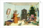 Christmas scene from King Nutcracker by Heinrich Hoffmann by Anonymous