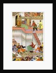The killing of Adham Khan by Akbar by Anonymous